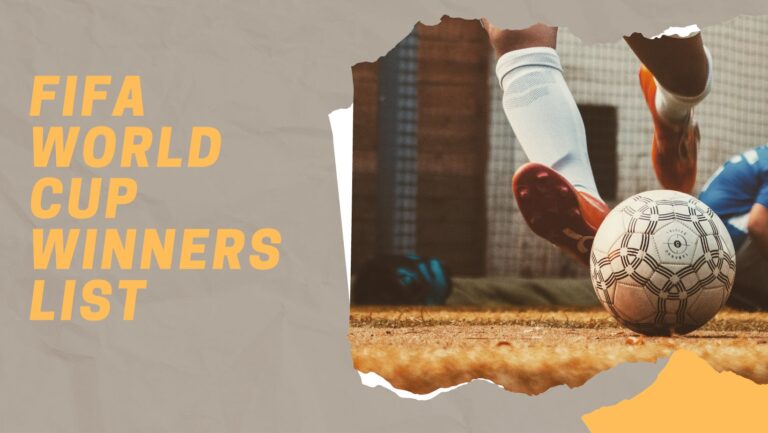 FIFA World Cup Winners List