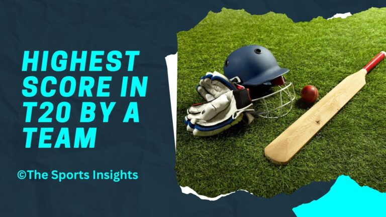 Highest score in t20 by a team