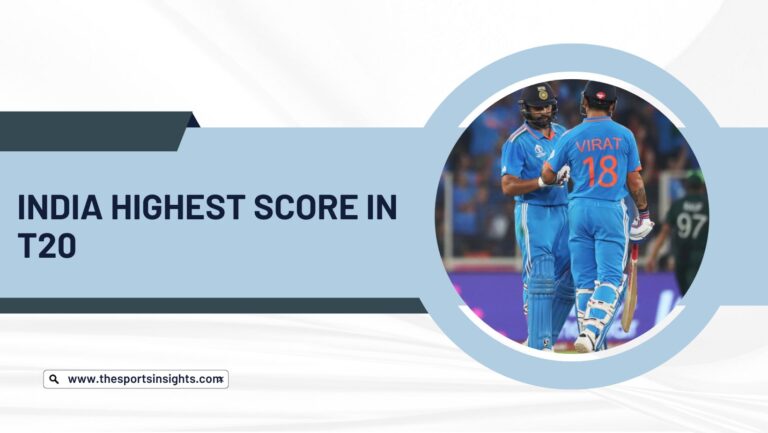 India highest score in t20