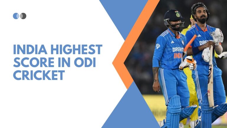 India highest score in ODI cricket