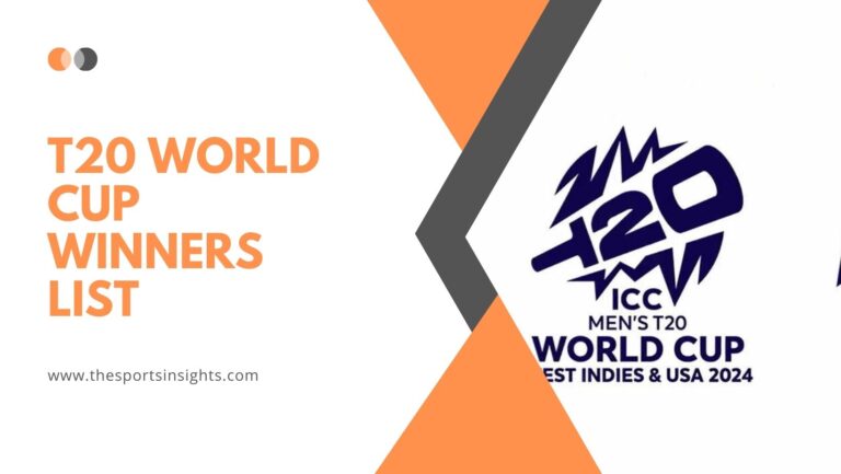 T20 World Cup winners list